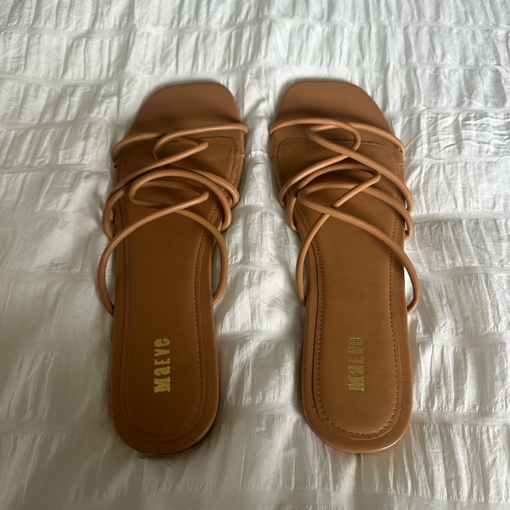 Maeve Brown Strappy Women's Sandals
